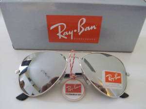 Rayban Ray Ban 3025 Silver Avaitor Sunglasses