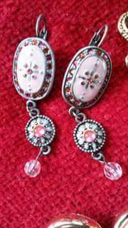 vintage 1960's pair of earrings in great condition
