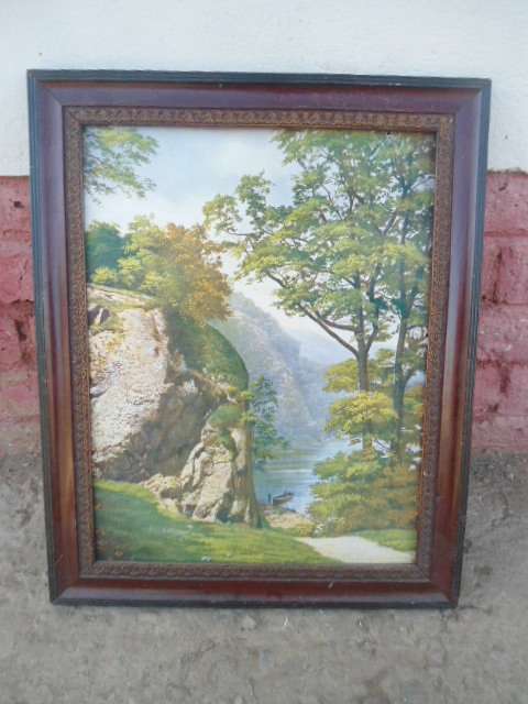 STUNNING FRAMED PRINT 44CM X 54CM