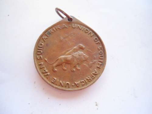 Old 1937 Kroning Unie van Suid-Afrika Medal