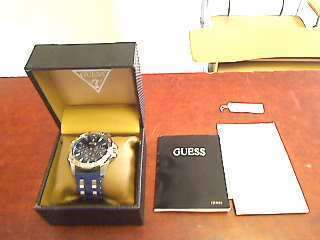 Guess Gents Watch + Books + Receipts + Box