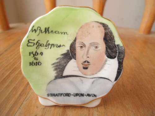 Coalport Shakespear Standing Plate