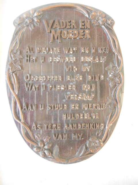 VINTAGE VADER EN MOEDER