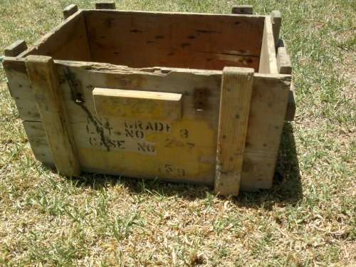 vintage wooden krat no lid 42cm x 23cm x 29cm
