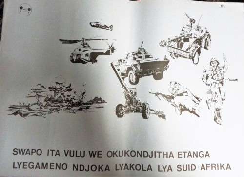 Rare SADF SWAPO SWA PROPAGANDA POSTE no 91 not often  seen as these posters was used in the