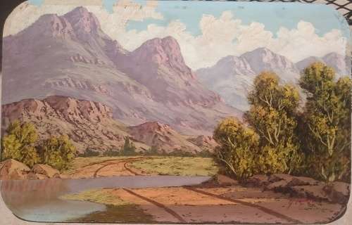 original Master GAWIE CRONJE oil painting