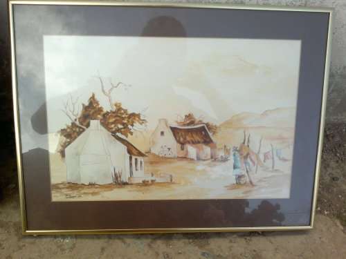 STUNNING FRAMED ART PIECE BY M.MARGERISON