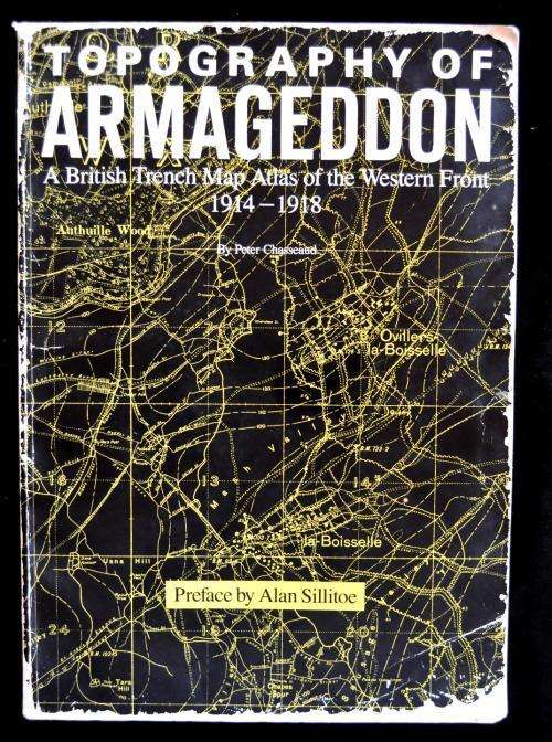 Topography of Armageddon: British Trench Map Atlas of the Western Front, 1914-18 Paperback