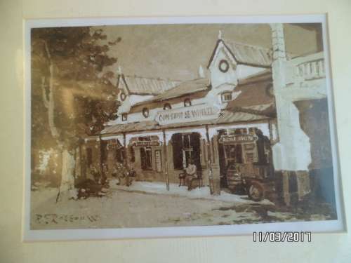 LIMITED EDITION PRINT BY WELL KNOWN ROELOF ROSSOUW