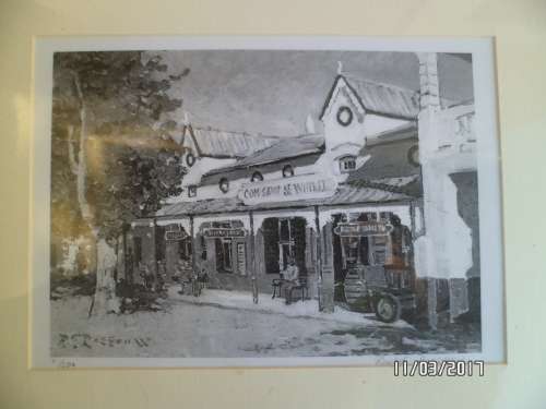 LIMITED EDITION SIGNED PRINT BY WELL KNOWN ROELOF ROSSOUW NUMBER 2/500
