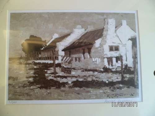 LIMITED EDITION SIGNED PRINT BY WELL KNOWN ROELOF ROSSOUW NUMBER 2/500