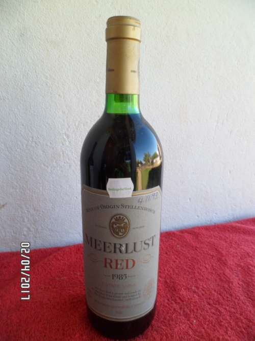 MEERLUST RED 1985 SEALED WINE
