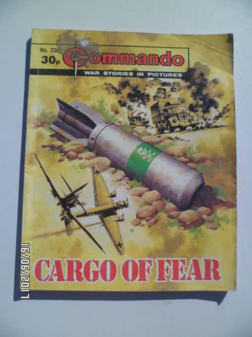 CARGO OF FEAR,COMMANDO WAR STORIES IN PICTURES,NO.2241,WAR COMIC