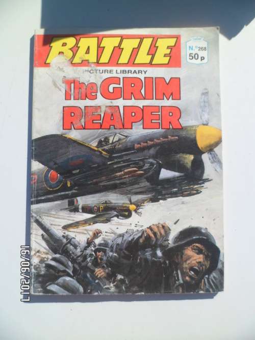 BATTLE PICTURE LIBRARY THE GRIM REAPER COMIC