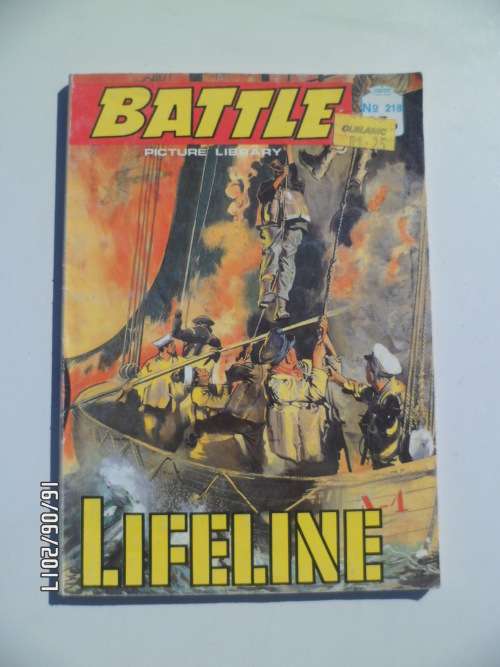 BATTLE PICTURE LIBRARY NO 218 LIFELINE COMIC