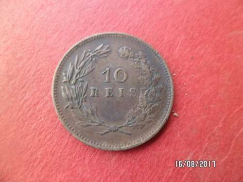 10 REIS 1892 CARLOS 1 COIN