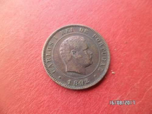 10 REIS 1892 CARLOS 1 COIN