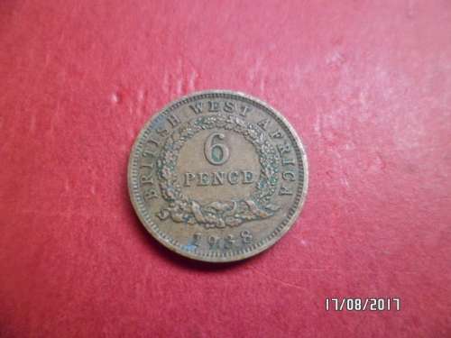 BRITISH WEST AFRICA 6 PENCE 1938