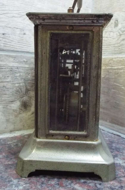 RARE FIND A Old Carriage Clock - Rare - WORKING NEED TLC