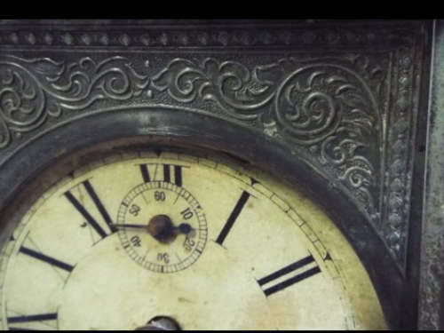 RARE FIND A Old Carriage Clock - Rare - WORKING NEED TLC
