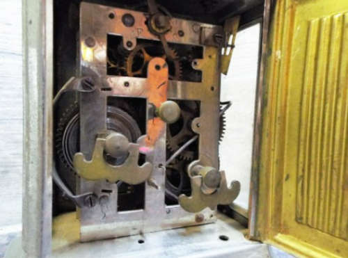 RARE FIND A Old Carriage Clock - Rare - WORKING NEED TLC