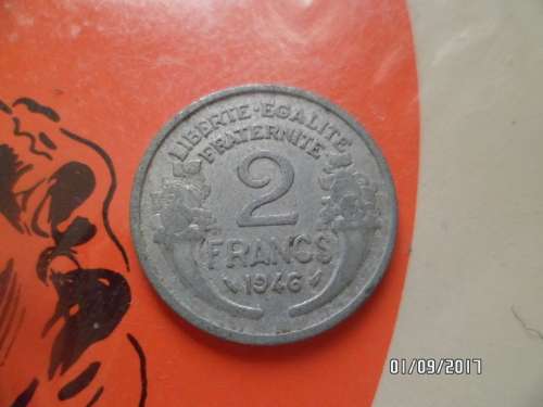 2 FRANCS 1946