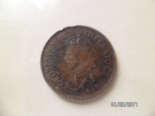 RARE 1/2 PENNY ZUID AFRIKA  1929 LOW MINTAGE 272,095