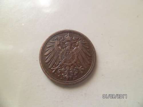 GREAT CONDITION 1890 1 PFENNIG