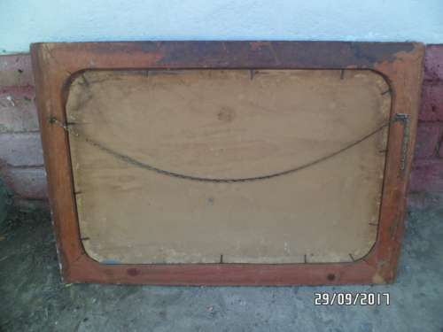 Antique Circa 1920's S G Popoff Original Oil on Board In its Original Antique Frame