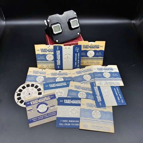 RARE!!! Vintage 1950's View-Master with 14 Original Reels!!!