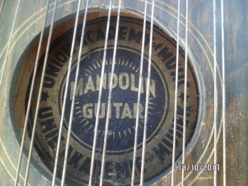 WOW a antique mandolin guitar union academy of music.AS PER PICTURE.STUDY IMAGES