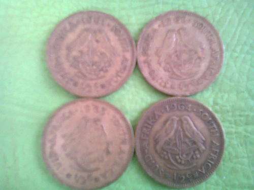 BARGAN:COMPLETE beginner set of 1/2C coins from 1961-1964 @ bargan 50c for lot