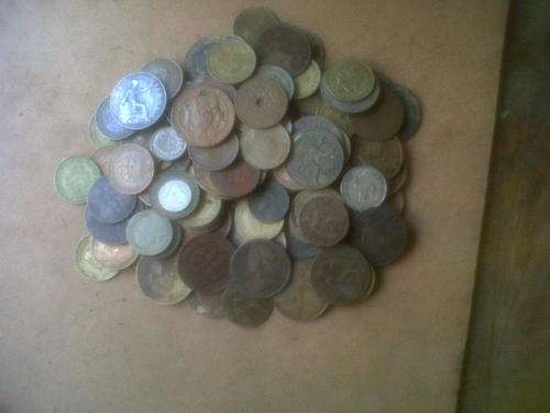 122 OLD coins date from 1825-1975 including SA +union silver and 1911 medal