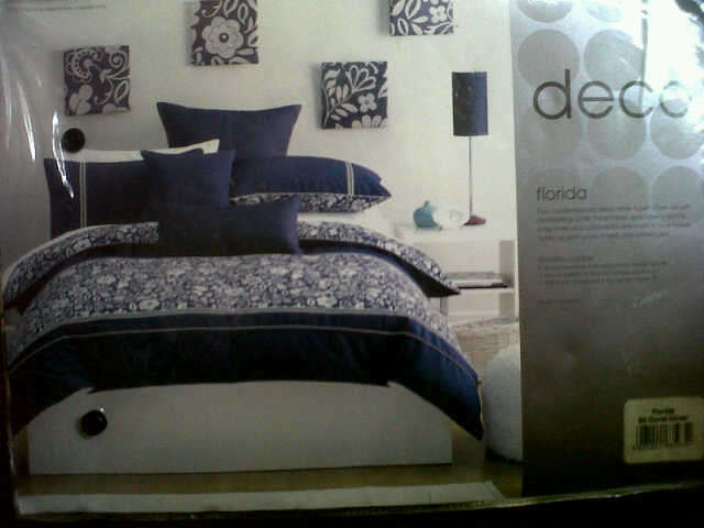 WOW A DECO FLORIDA DUVET COVER SET.DUVET COVER+PILLOWCASE BARGAIN