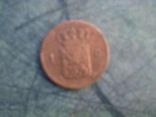 wow awesome 1822 fair condition shipwreck Netherlands 1c coin bargain!!