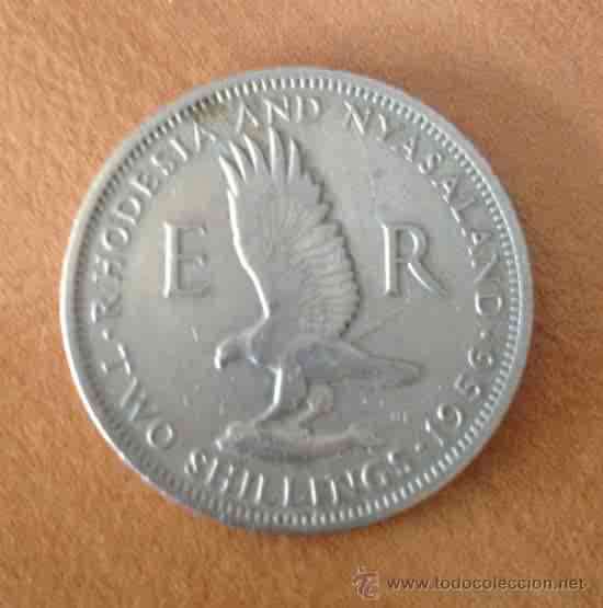 stunning 2shillings 1956 from Rhodesia and nyasaland bargain