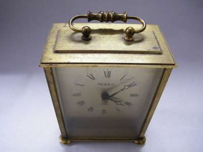 Vintage President Quartz carriage clock with Kienzle movement ,bargain