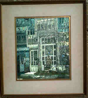 STUNNING RARE PIECE,TYPE OF ART WORK OF THE THRONE IN THE HOUSE OF LORDS 1846