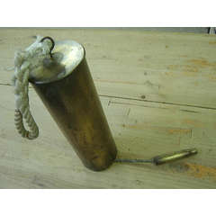 STUNNING 1963 CANNON SHELL ( made into bell )