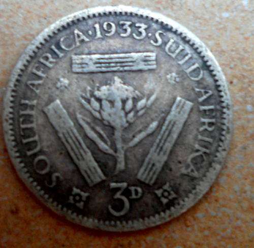 NICE 0.800 1933 SA 3D/TICKY COIN AS PER PICTURE.KEY DATE