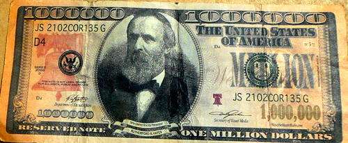 AWESOME $1000000 ONE MILLION DOLLARS AMERICAN NOTE