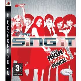 PS3 NEW SEALED DISNEP SING IT HIGH SCHOOL MUSICAL 3 GAME