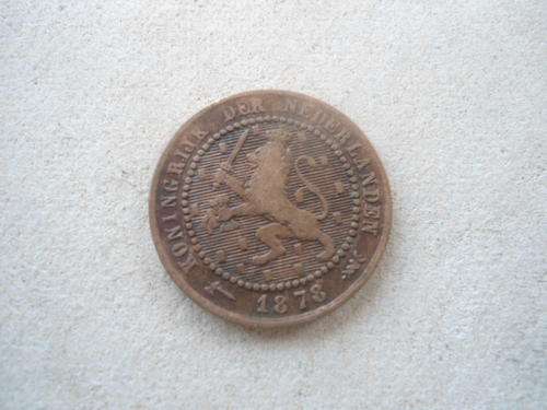 RARE 1879 NETHERLANDS COIN