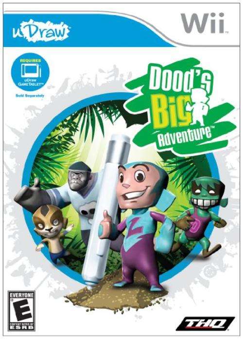 NEW UDRAW DOOD`S BIG ADVENTURE NINTENDO WII GAME