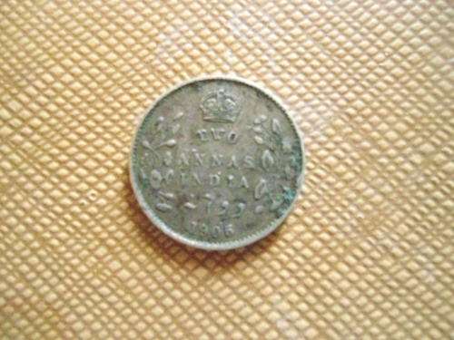 TWO ANNAS 1905 COIN