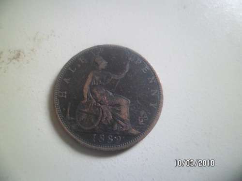 Half Penny 1889