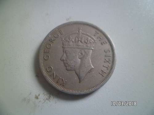 southern Rhodesia 1952 Half crown