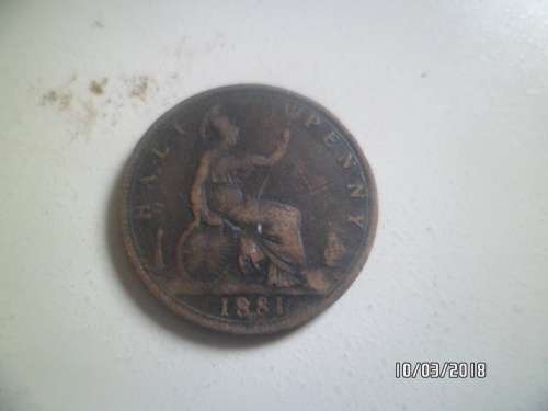 Half Penny 1881
