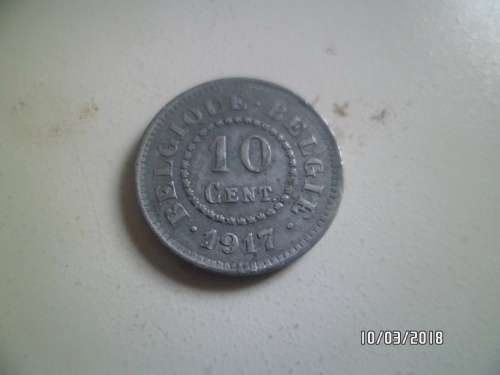 BELGIE 10 CENT 1917