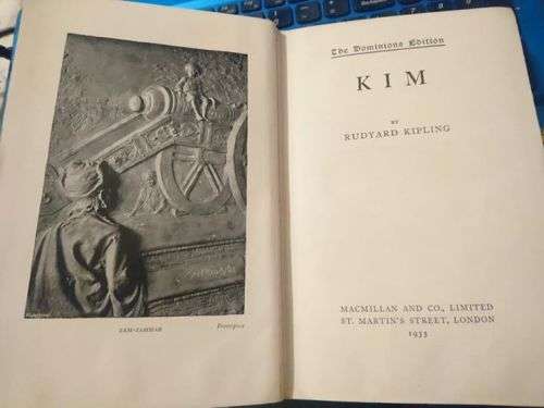 ``KIM`` BY RUDYARD KIPLING 1933